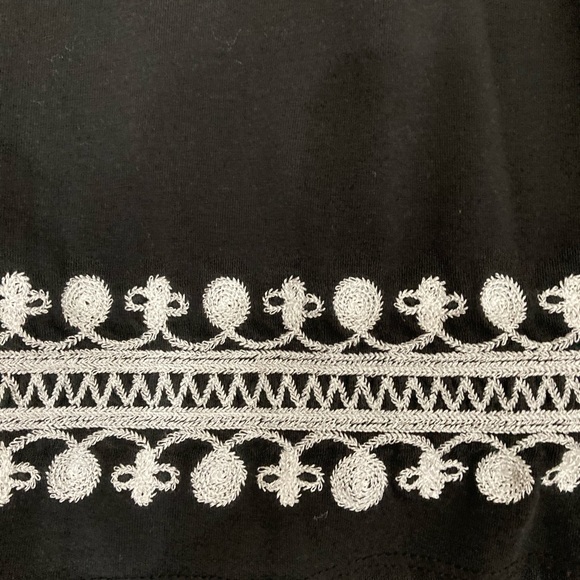 Ann Taylor LOFT Black and White Short-Sleeve Dress - Picture 4 of 11